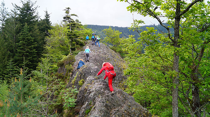 Der Klettersteig ist eigentlich keiner.
