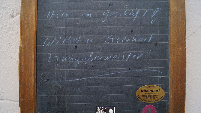 Kein Scherz, Wilhelm Eisenhart heißt wirklich so.