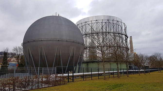 Gasometer Pforzheim ⇒ 360GradPanorama im exGaskessel