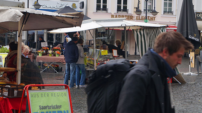 Der Markt St. Johann in der Altstadt