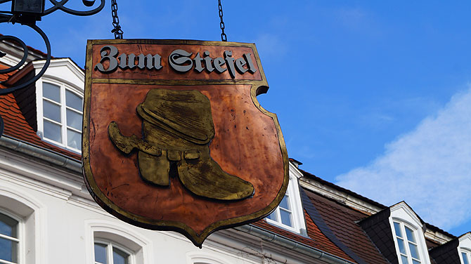 Das Gasthaus Zum Stiefel ist eine von vielen kulinarischen Sehenswürdigkeiten in Saarbrücken