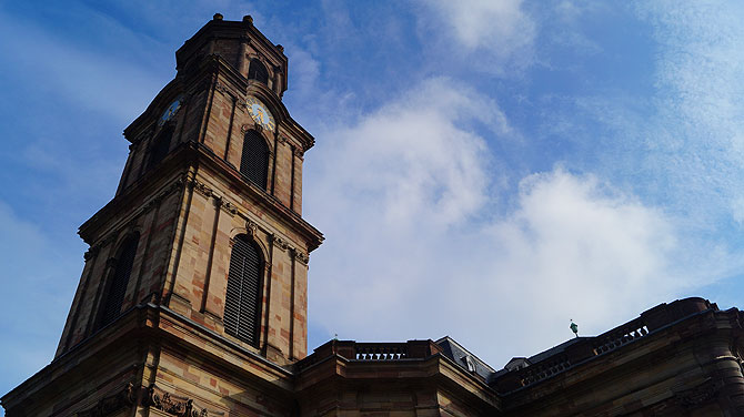 Die Ludwigkirche gehört zu den beliebtesten Sehenswürdigkeiten in Saarbrücken