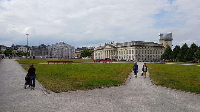 Hauptausgangpunkt ist der Friedrichsplatz in Kassel