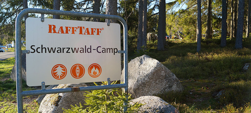 Das Raff Taff Schwarzwald Camp liegt direkt am Schluchsee.