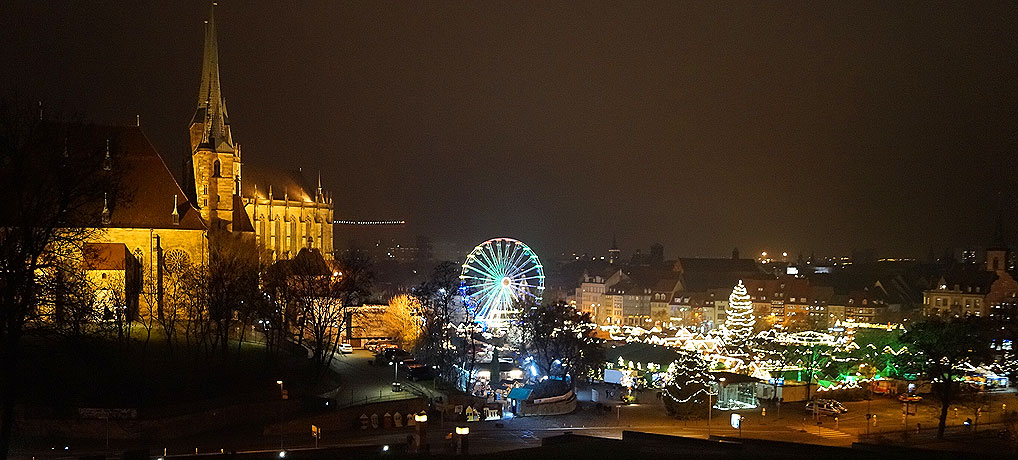 Der Weihnachtsmarkt Erfurt gilt als einer der schönsten Weihnachtsmärkte in Deutschland