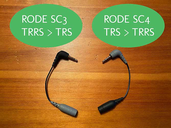 Vergleich Adapter Rode SC3 und Rode Adapter SC4