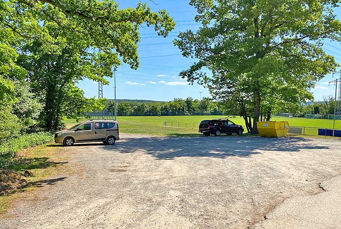 Parkplatz TSV Nussdorf bei Aurich