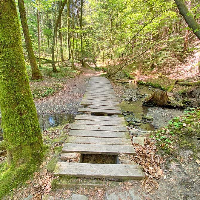 Steg durch die Hörschbachschlucht