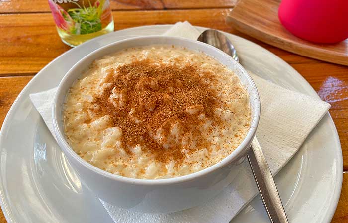 Milchreis in der Dünenbudje Borkum