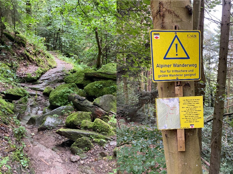 Abenteuerliche Wolfsschlucht bei Hirsau und Calw