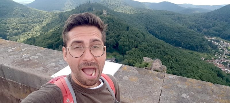 Dein Deutschland Reiseblog unterwegs bei einem Ausflug zur Burg Trifels im Pfälzer Wald